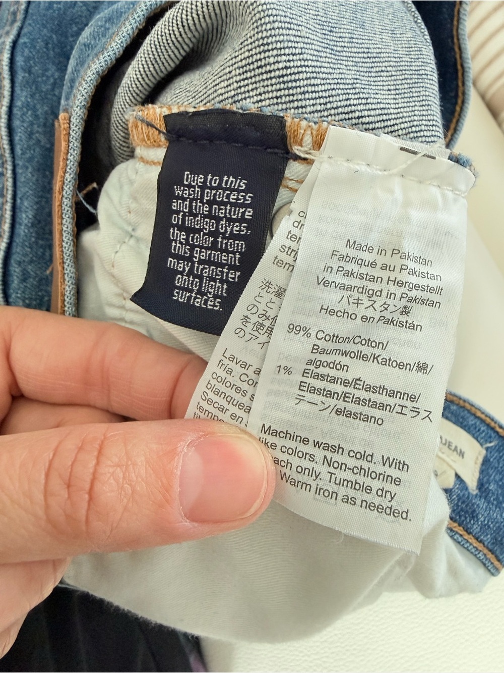 Madewell Light Blue Mom Jean with Knee Distress 29 - Picture 7 of 7